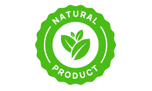 LungExpand Pro – 100% natural logo emphasizing pure, plant-based ingredients for respiratory health and wellness